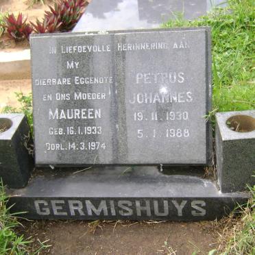 GERMISHUYS Petrus Johannes 1930-1988 &amp; Maureen 1933-1974