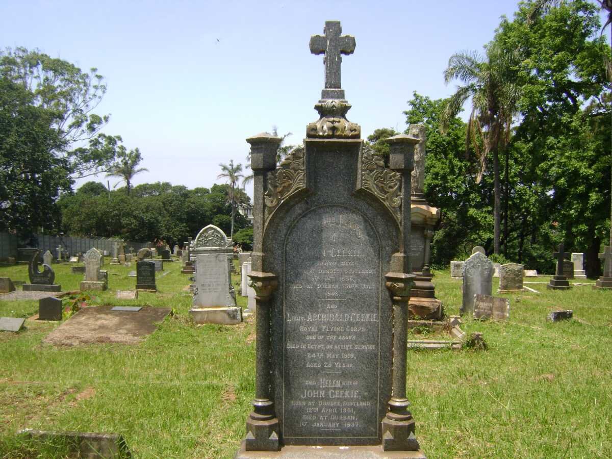 GEEKIE John 1836-1908 &amp; Helen 1861-1937 :: GEEKIE Archibald -1915