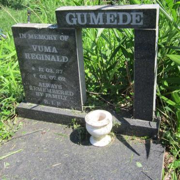 GUMEDE Vuma Reginald 1937-2002