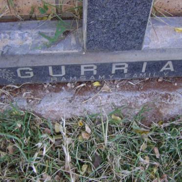 GURRIAH Ramsamy -1984 &amp; Muniamma -1991 :: GURRIAH Ronnie -1973