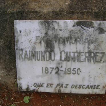 GUTIERREZ Raimundo 1872-1950 :: THERON Daniel Bernard 1908-2001 &amp; Esperanza Gutierrez Tapia De 1901-1996