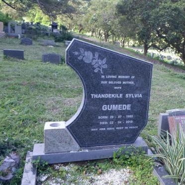 GUMEDE Thandekile Sylvia 1952-2010