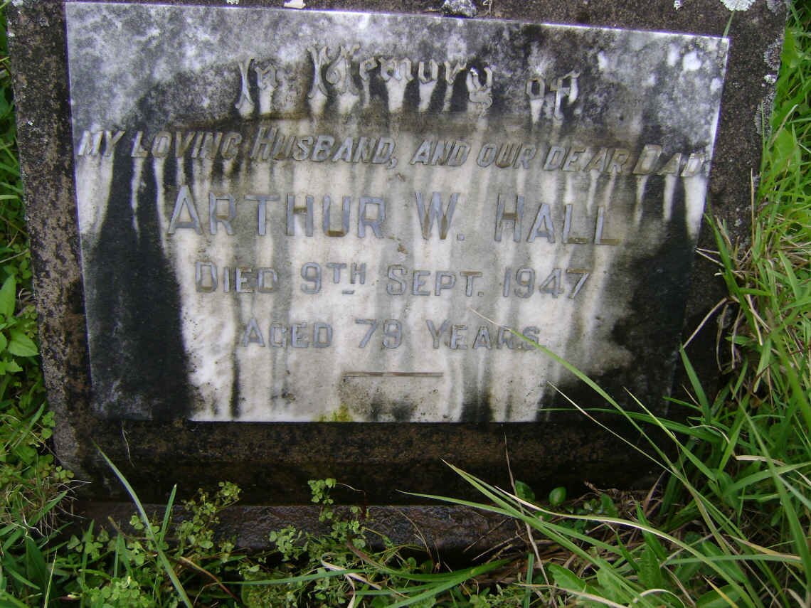 HALL Arthur W. -1947