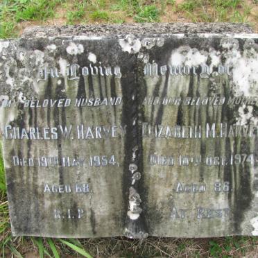 HARVEY Charles W. -1954 &amp; Elizabeth M. -1974