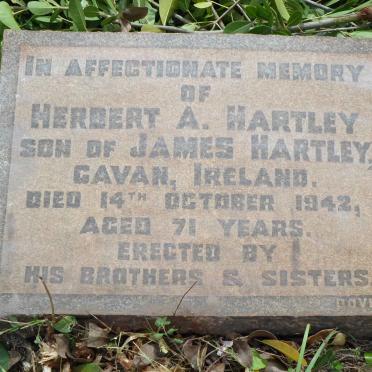 HARTLEY Herbert A. -1942