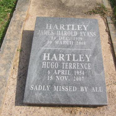 HARTLEY James Harold Evans 1929-2008 :: HARTLEY Hugo Terrence 1954-2007