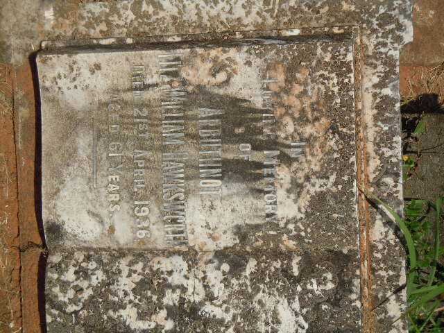 HAWKESWORTH Abbuthnot Fitzwilliam -1936