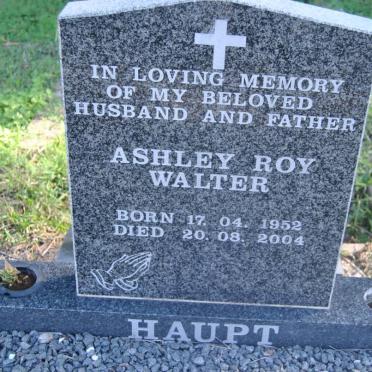 HAUPT Ashley Roy Walter 1952-2004