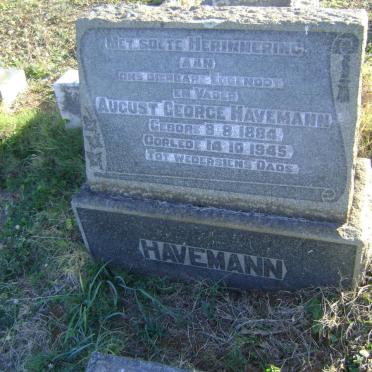 HAVEMANN August George 1884-1945 &amp; Louisa Maria Jacoba NEL 1892-1956