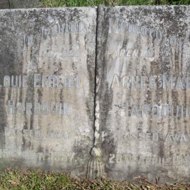 HARDOUIN Louie Emilien -1957 &amp; Agnes Mary -1958