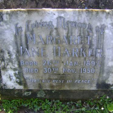 HARKER Margaret Jane 1897-1950
