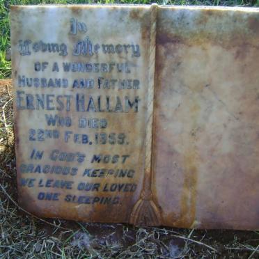 HALLAM Ernest -1959