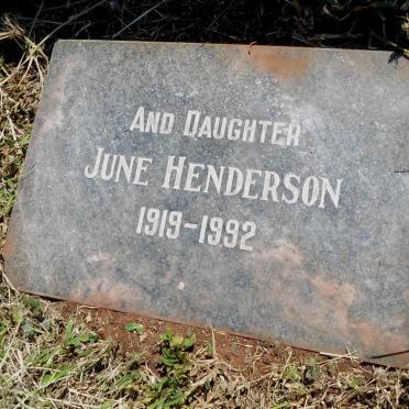 HALIBURTON James -1990 &amp; Jean -1983 :: HENDERSON June 1919-1992