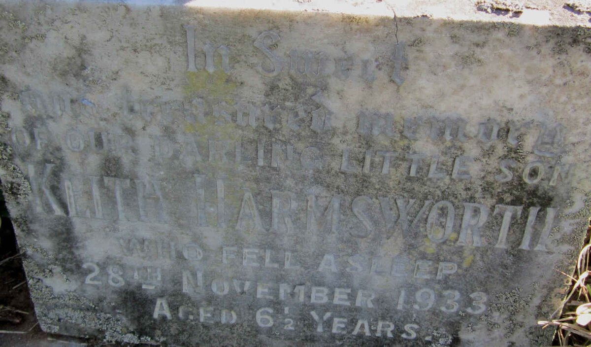 HARMSWORTH Keith -1933