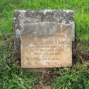 HOWELL George Frederick -1930