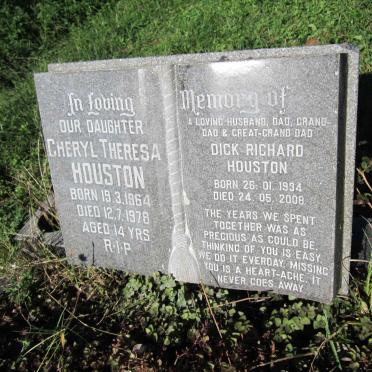 HOUSTON Dick Richard 1934-2008 :: HOUSTON Cheryl Theresa 1964-1978