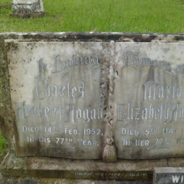 HOGAN Charles Herbert -1952 &amp; Maria Elizabeth -1959 :: SPEED Winifred Emily 1914-1989