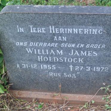 HOLDSTOCK William James 1955-1972