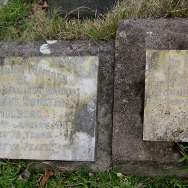 HOLBERG George Martin -1968 &amp; Caroline Dorothy -1963