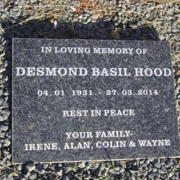 HOOD Desmond Basil 1931-2014
