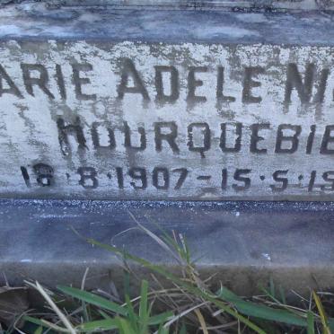 HOURQUEBIE Marie Adele Nicole 1907-1972 