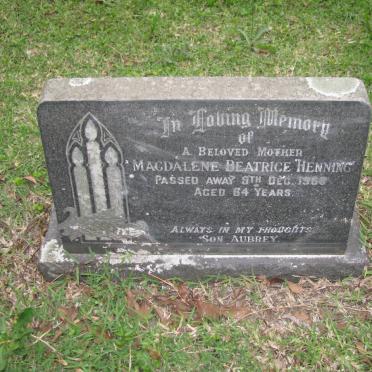 HENNING Magdalene Beatrice -1966