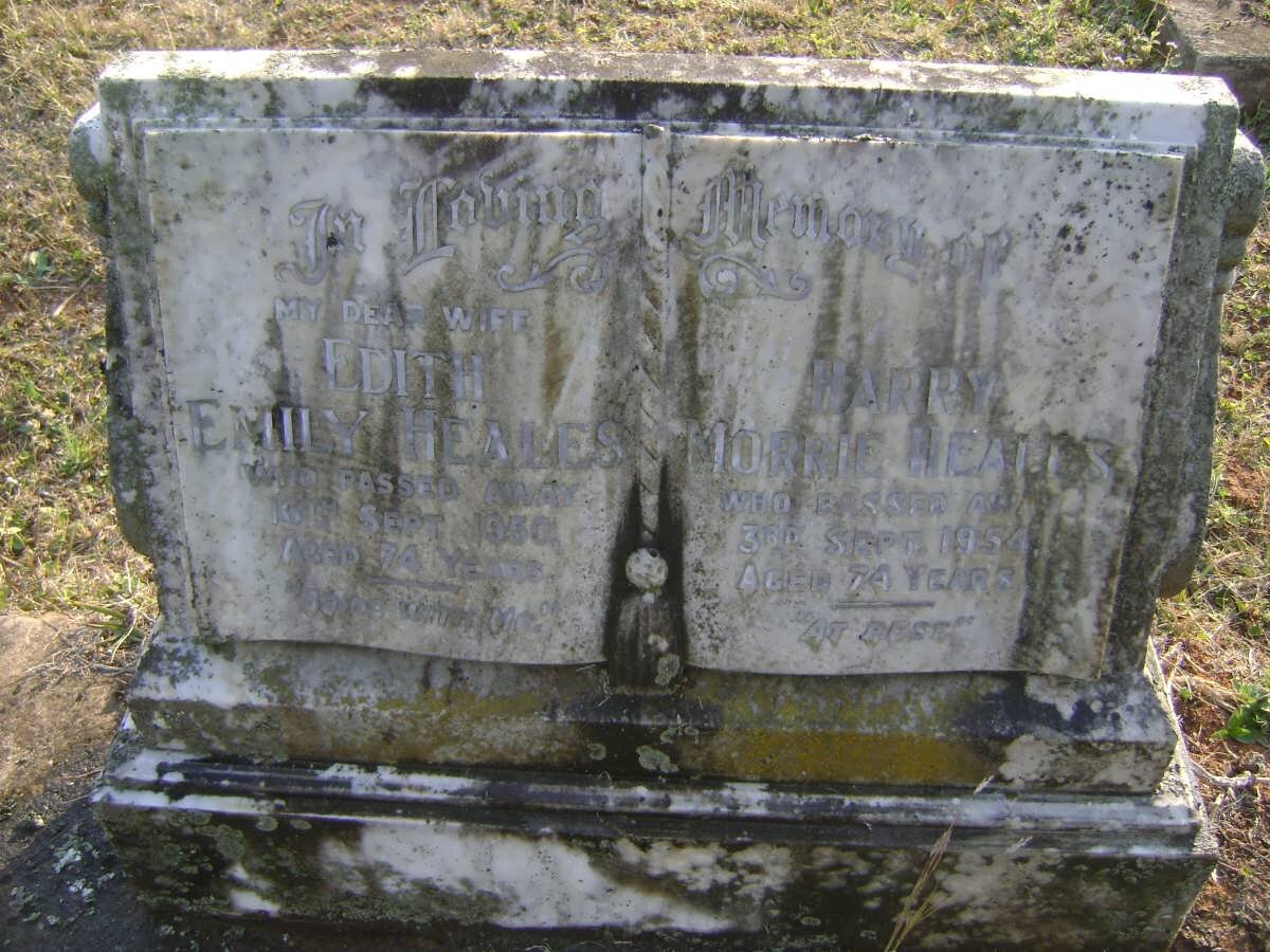 HEALES Harry Morrie -1954 &amp; Edith Emily -1950