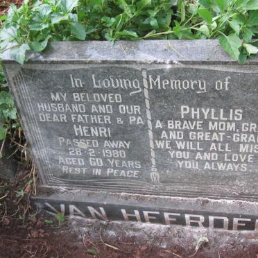 HEERDEN Henri, van -1980 &amp; Phyllis