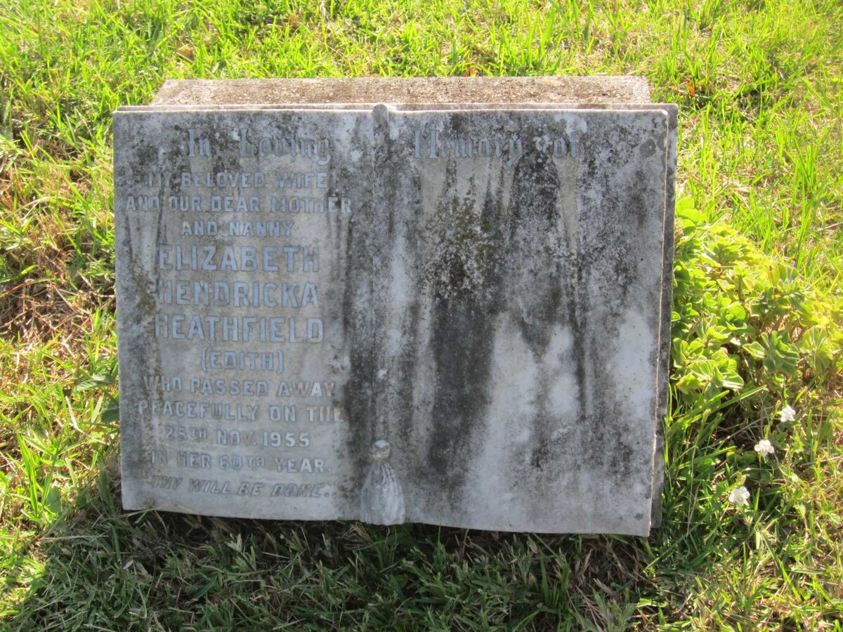 HEATHFIELD Elizabeth Hendricka -1955