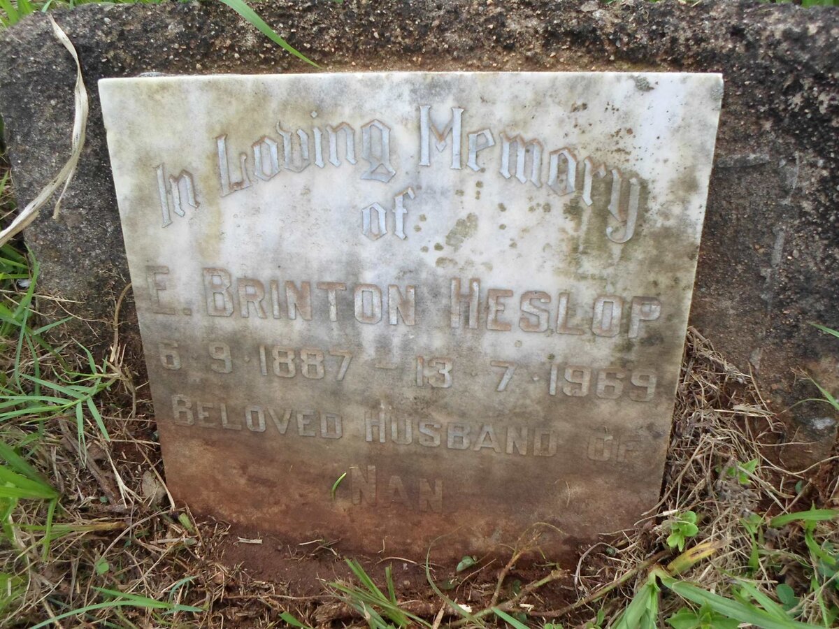 HESLOP E. Brinton 1887-1969