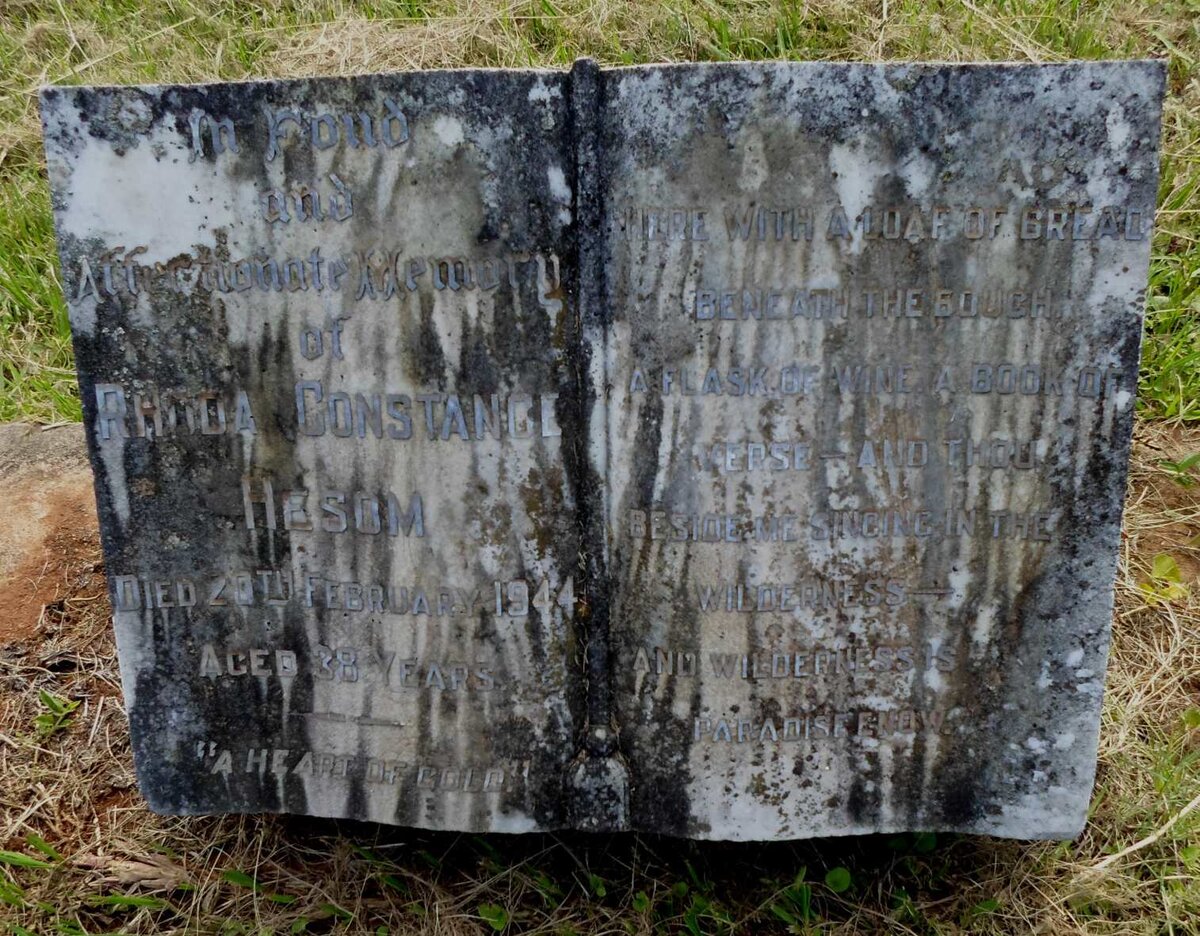 HESOM Rhoda Constance -1944