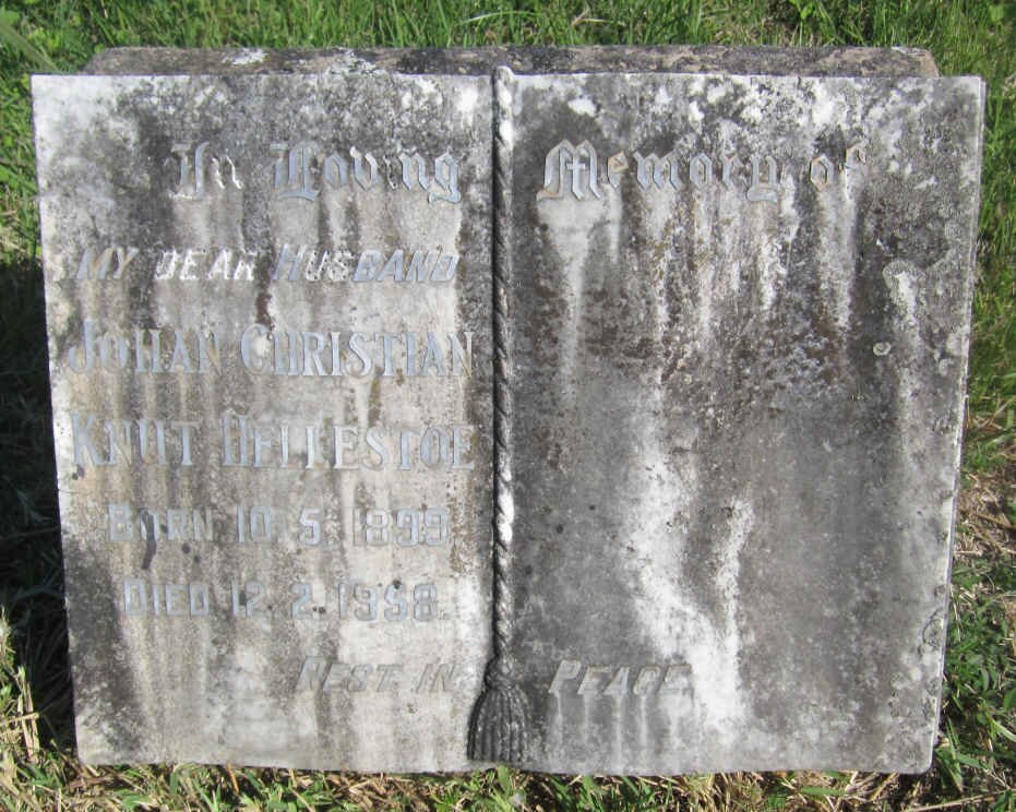 HELLESTOE Johan Christian Knut 1899-1958