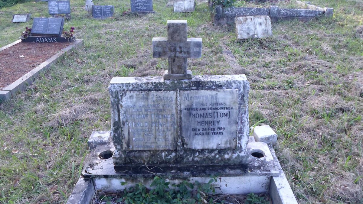 HENREY Thomas -1989 :: HENREY Anthony Thomas Ronald  -1989