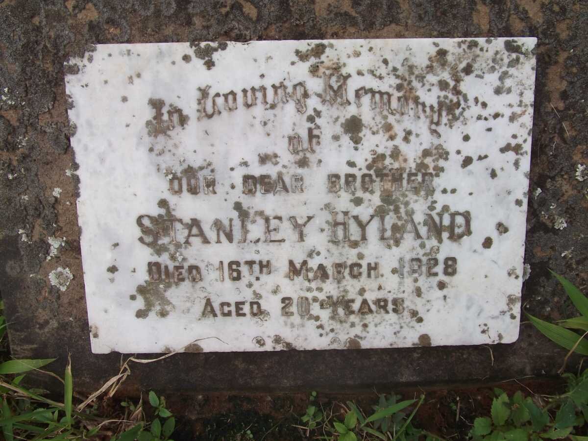 HYLAND Stanley -1928