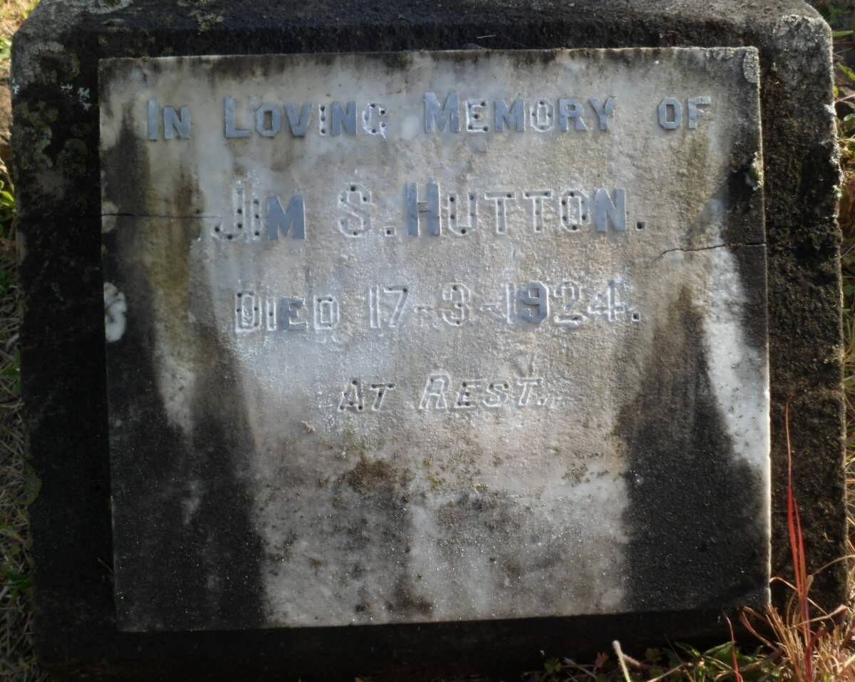 HUTTON Jim S. -1924