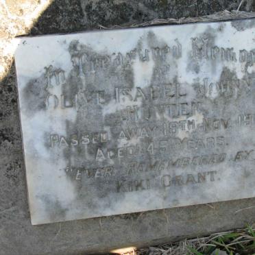 HUNTER Olive Isabel Johnny -1963