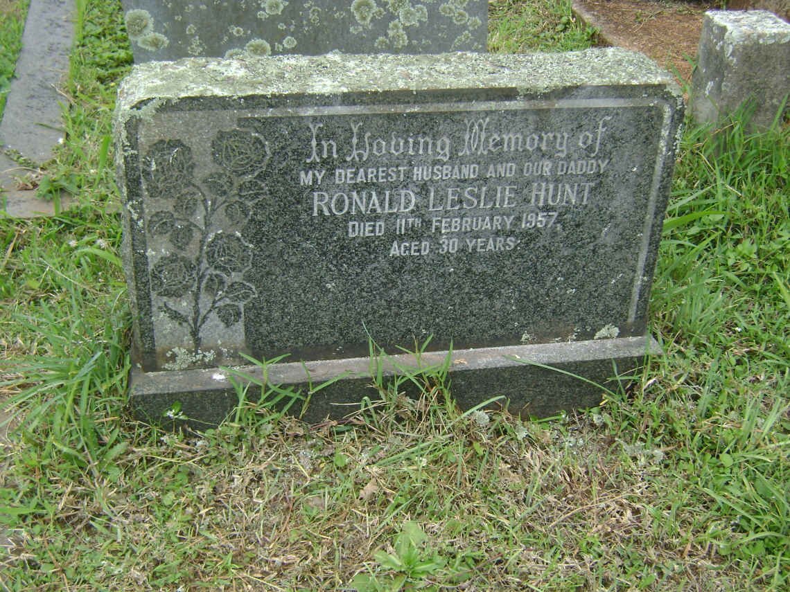 HUNT Ronald Leslie -1957