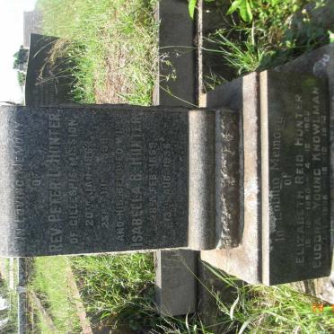 HUNTER Peter L. 1862-1950 &amp; Isabella B. 1869-1936 :: HUNTER Elizabeth Reid 1890-1963 :: KNOWLMAN Eudora Young 1905-1974