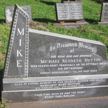 HUTTON Margaret Mary 1931-2015 :: HUTTON Michael Kenneth -1969