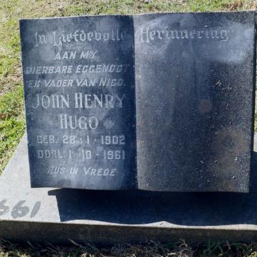 HUGO John Henry 1902-1961