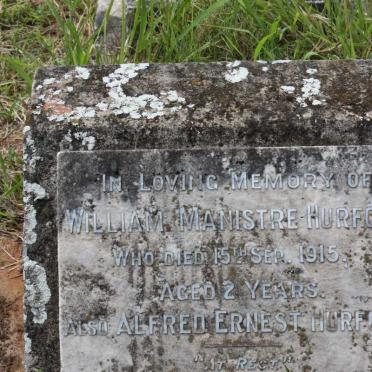 HURFORD William Manistre -1915 :: HURFORD Alfred Ernest -1926