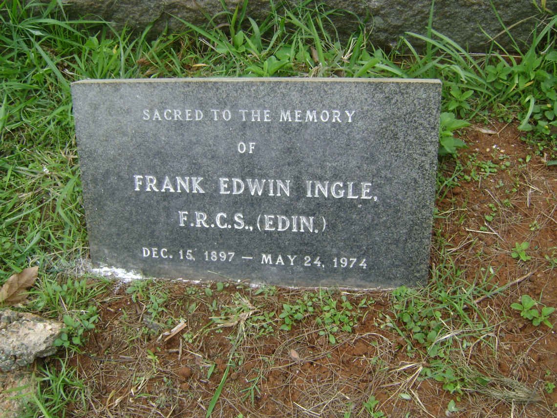 INGLE Frank Edwin 1897-1974