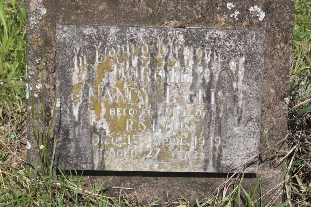 INGLIS Dorothy Nancy -1949