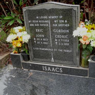 ISAACS Eric John 1923-1992 :: ISAACS Gordon Cedric 1954-1955