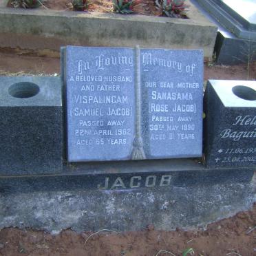 JACOB Vispalingam -1962 &amp; Sanasama -1990 :: BAGUIUM Helen 1939-2002