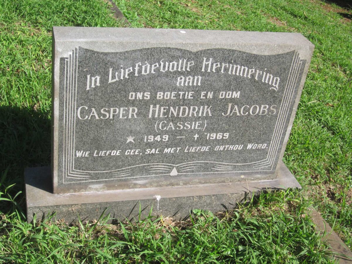 JACOBS Casper Hendrik 1949-1969