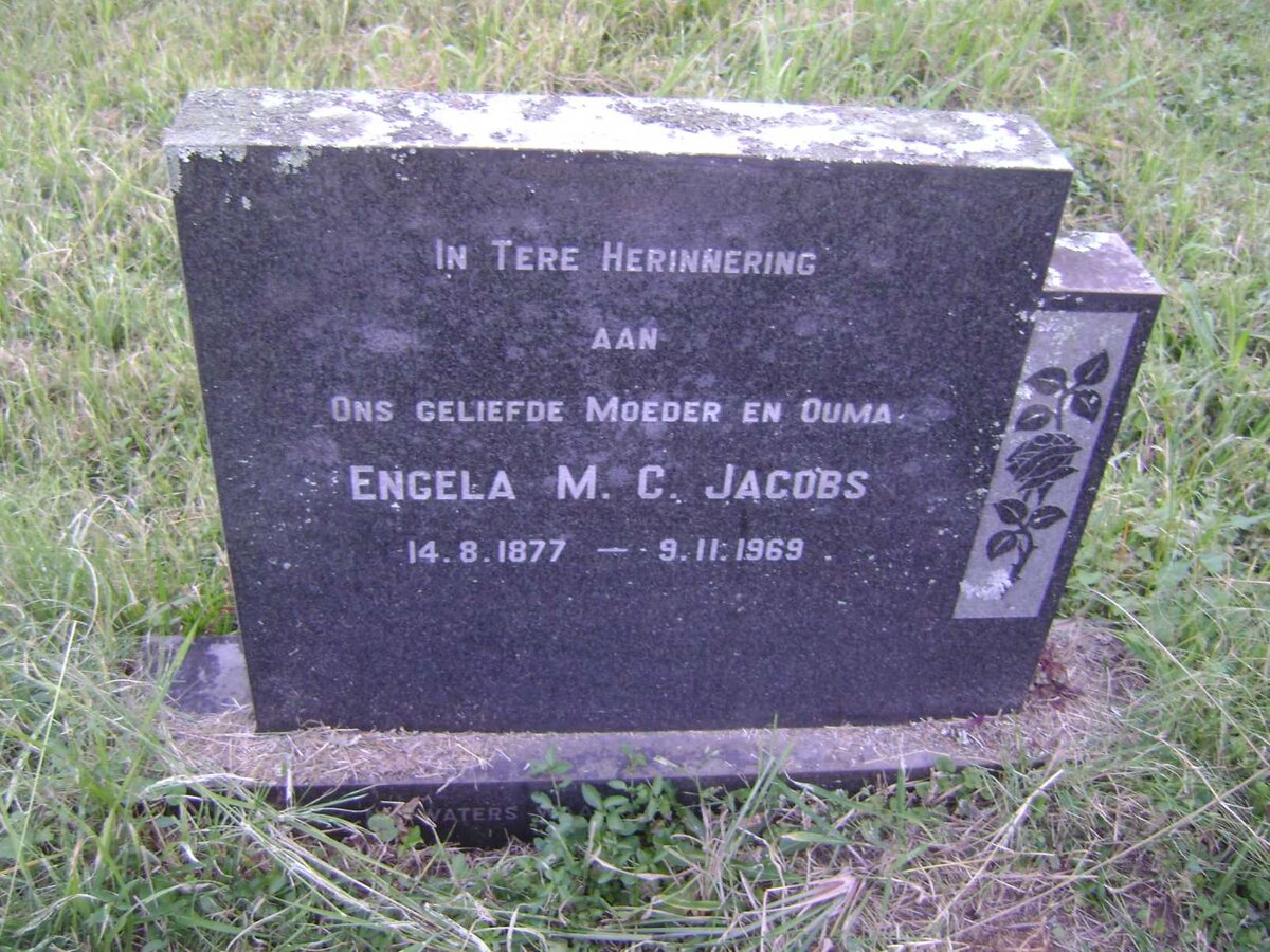 JACOBS Engela M.C. 1877-1969
