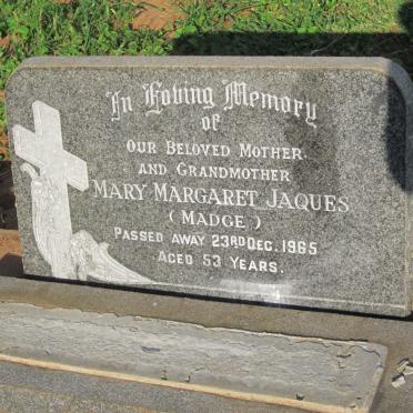 JAQUES Mary Margaret -1965