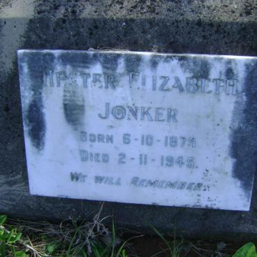 JONKER Hester Elizabeth 1879-1945