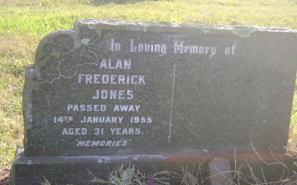 JONES Alan Frederick -1955